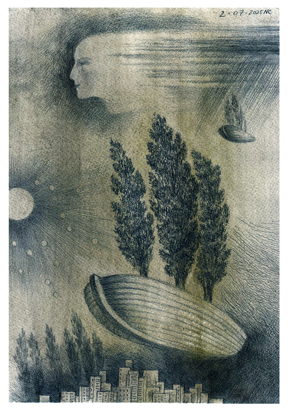 Иллюстрация к книге "Город, которого нет"