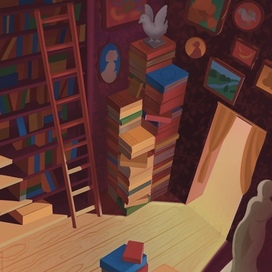 В библиотеке