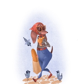 Такса модница