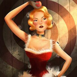 Ассистентка метателя ножей