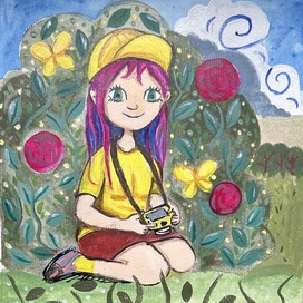 Девочка фотограф