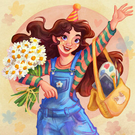 Летние цветы. Ромашки