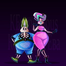 Скелетоны вечные танцоры 2