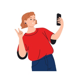 Девушка с телефоном