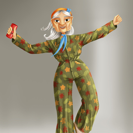 активная бабуля