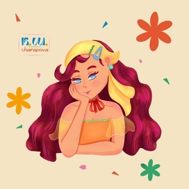 Стилизованный портрет.