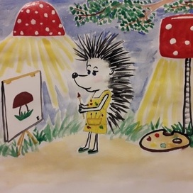 В темно-синем лесу