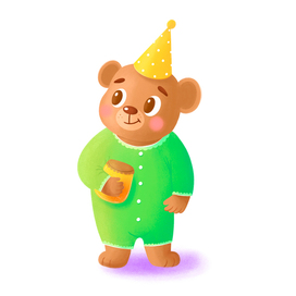 Плюшевый Мишка на празднике