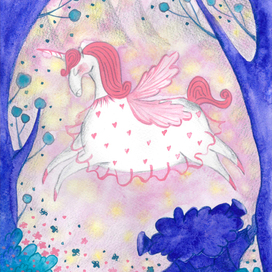 Открытка волшебство в лесу. Для заказа пишите тг ksu_gucheva