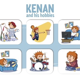 Персонаж в различных позах