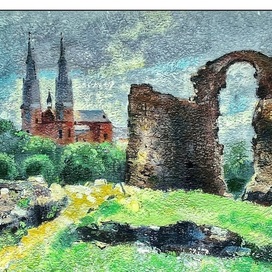 ,,Замковая гора,,Резекне.