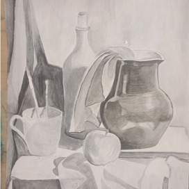 Натюрморт в чёрном цвете