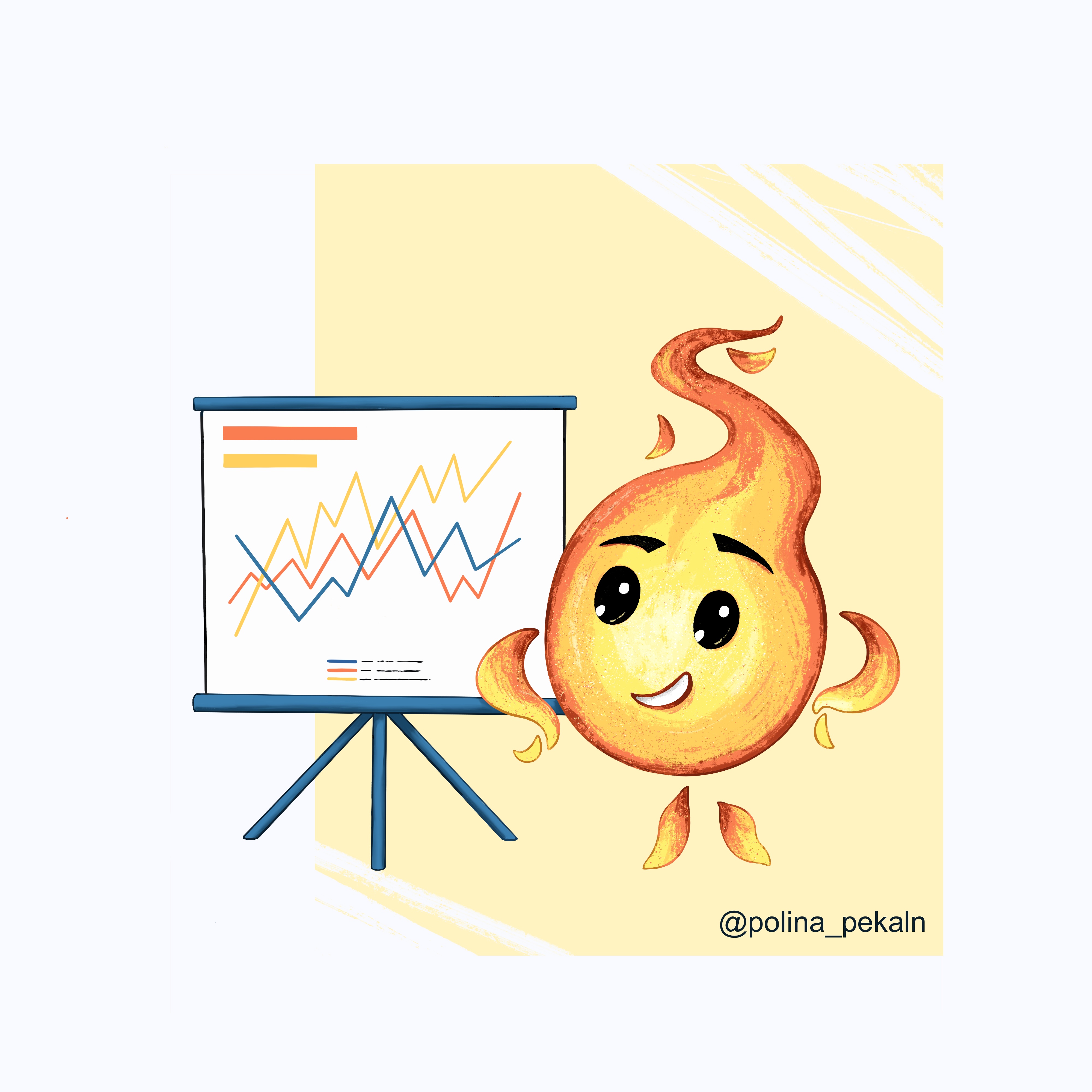 Иллюстрация персонаж Искрик