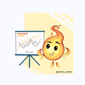 Иллюстрация персонаж Искрик