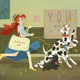 догони меня!