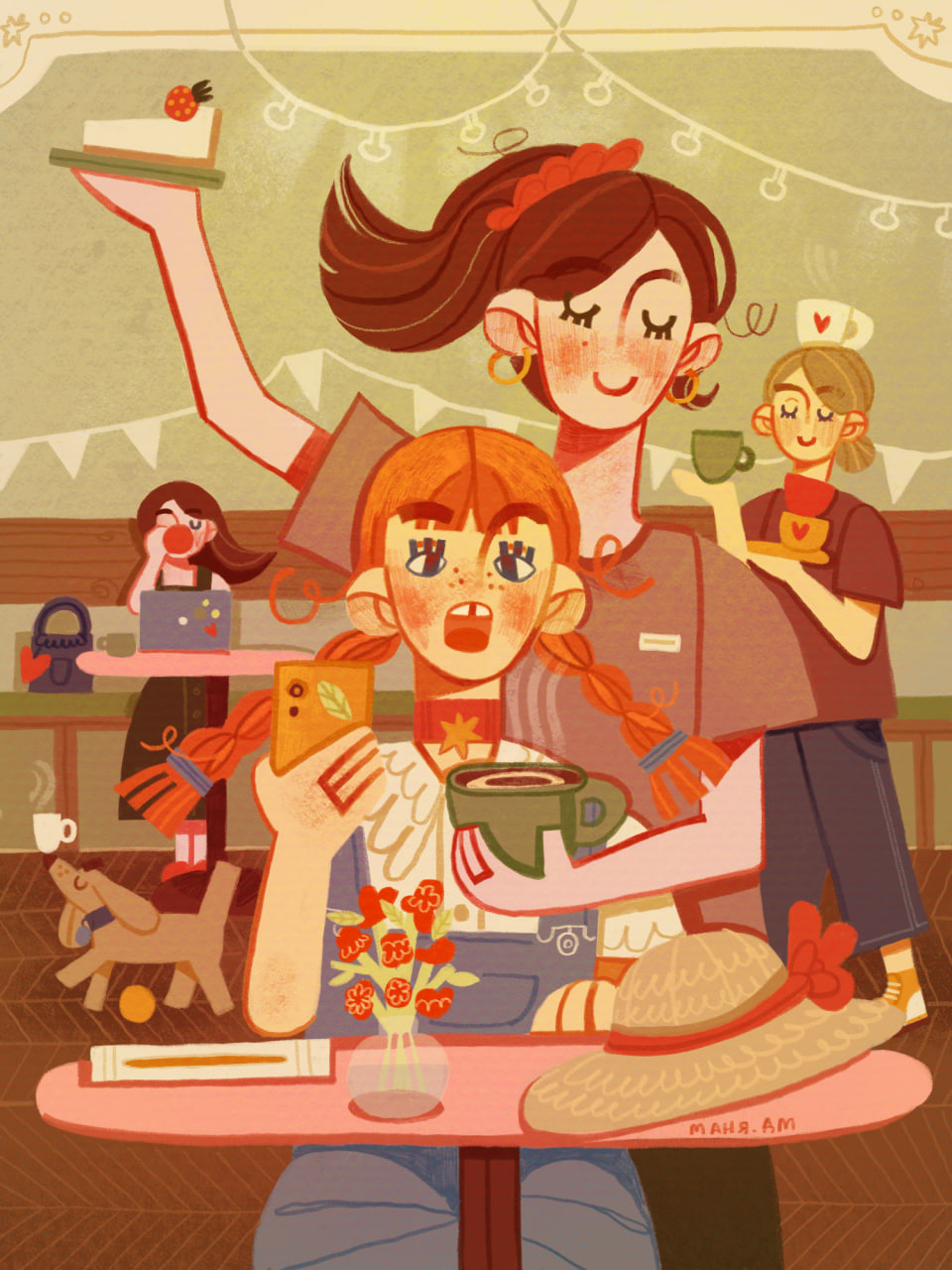 шум в петербургской кофейне