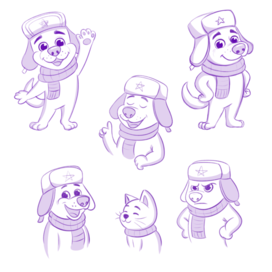 Эскиз маскота