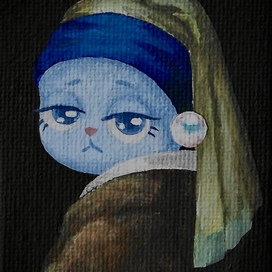 Кош с жемчужной серёжкой