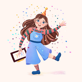 Праздничная девочка