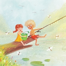 На рыбалке с другом