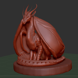 Дракон для 3D печати