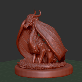 3D дракон(версия 3)