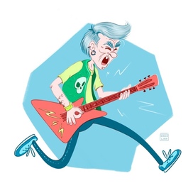 Иллюстрация «Дедушка»