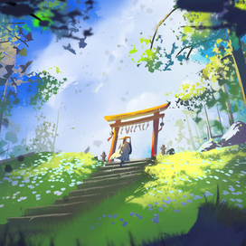 Врата в лесу