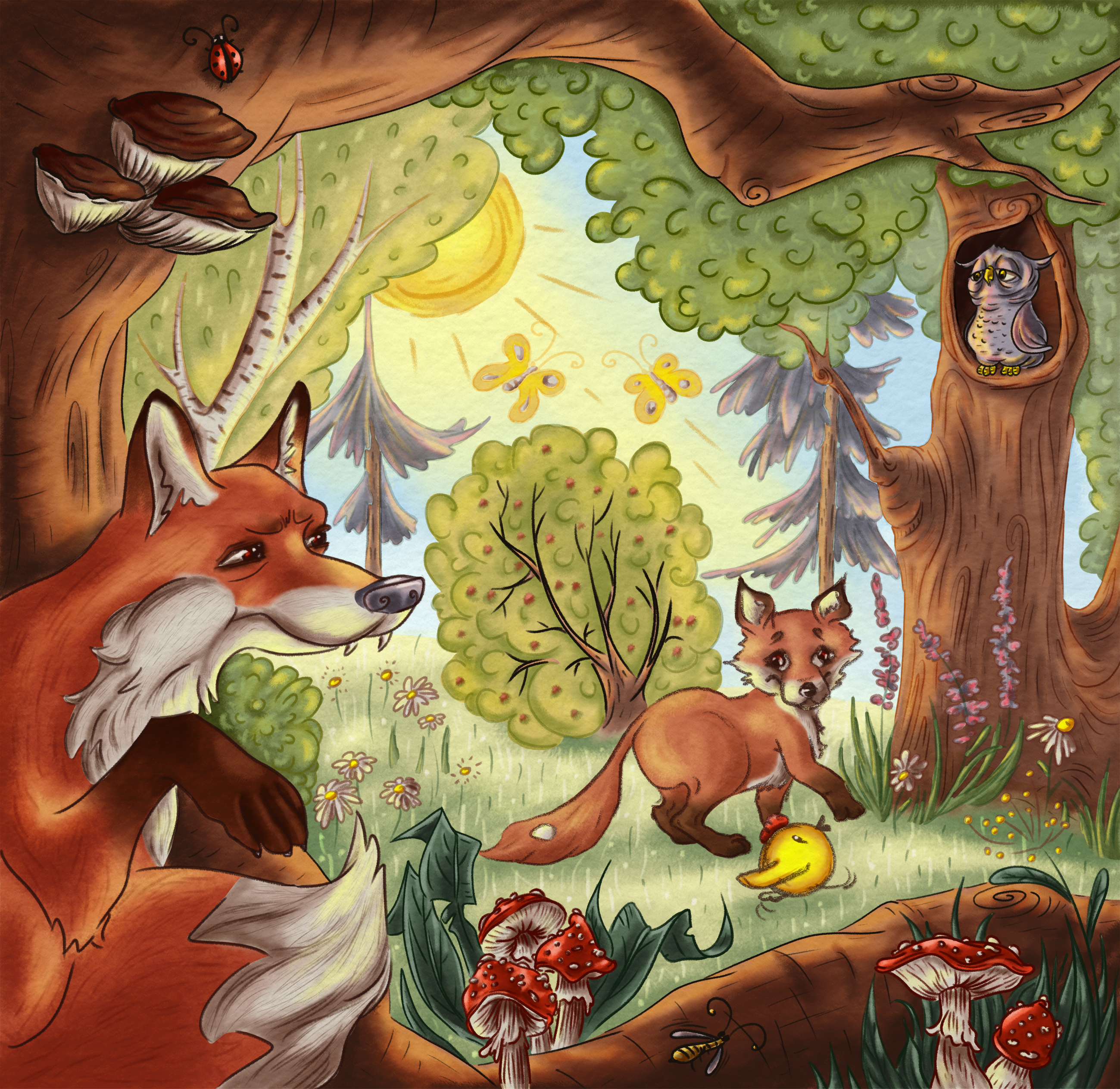 Иллюстрация к книге Людвиг четырнадцатый и Тутта Карлссон