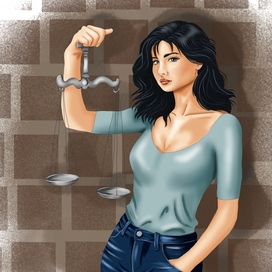 Девушка с весами Фемиды