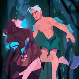 Второе испытание на турнире трех волшебников в версии Гермионы и Драко