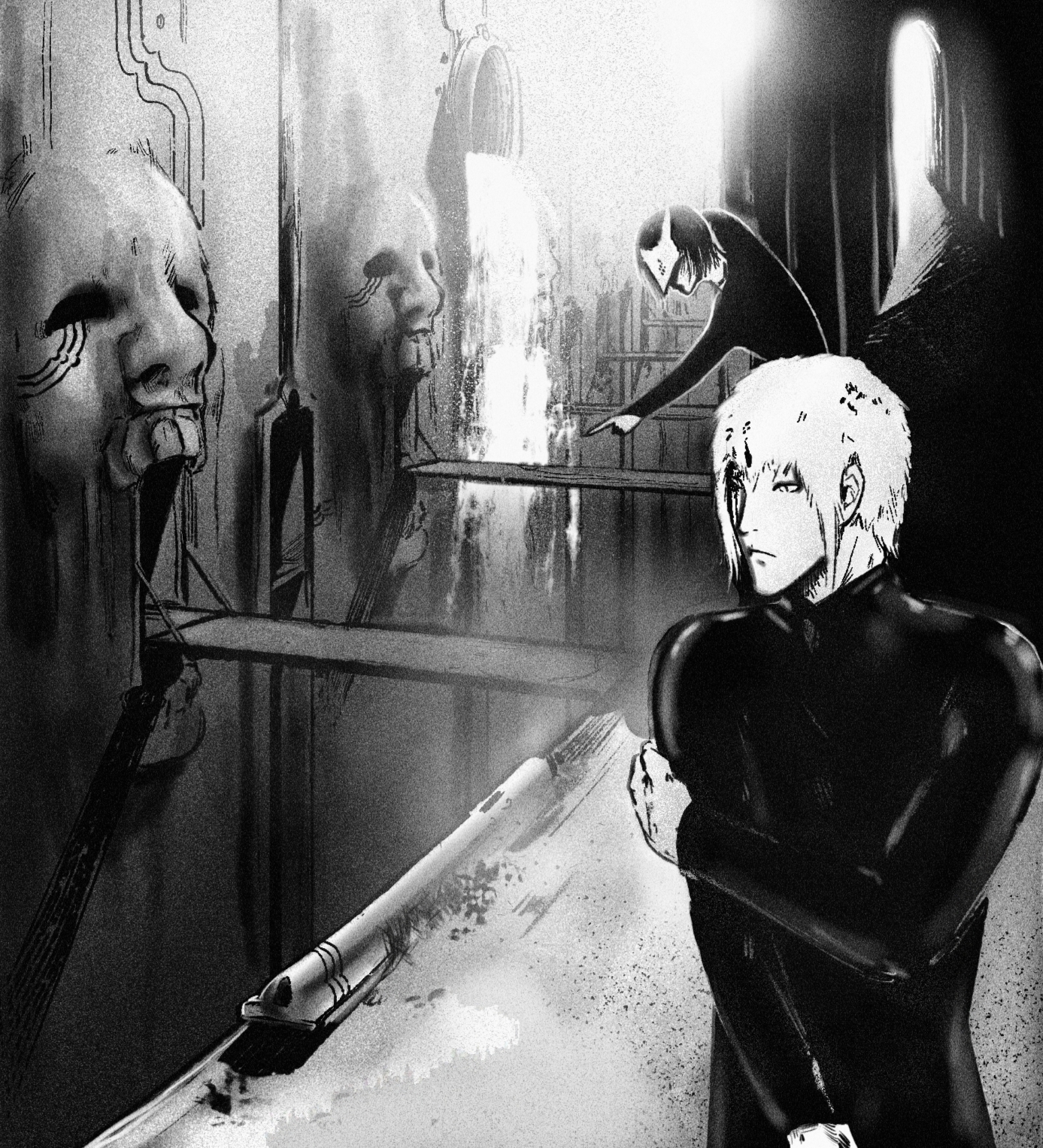 Иллюстрация из комикса/руманги ОБРЕЧЕННЫЙ БЫТЬ СОБОЙ