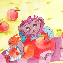 Книга про чудика, белочку и птичку. Для связи пишите в тг ksu_gucheva