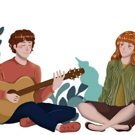 Первая иллюстрация на тему "Что такое любовь?"