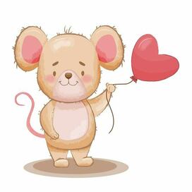 Плюшевый мышонок