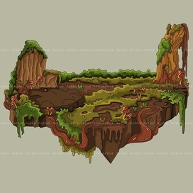 остров. локация для игр