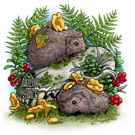 Череп и Ёжики