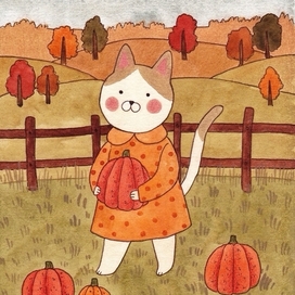 осенняя иллюстрация 