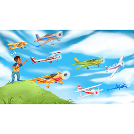 Книжный разворот - как летают самолеты