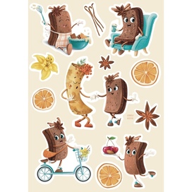 Стикерпак  «Коврижка Мила»