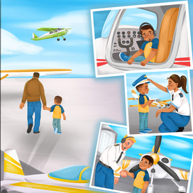 Книжный разворот - как летают самолеты