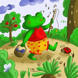 Летний лягушонок