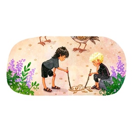 Иллюстрация для книги «Человечки из печной трубы». 