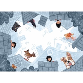 Форзац для книги. 