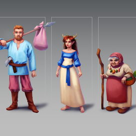 Концепт персонажей