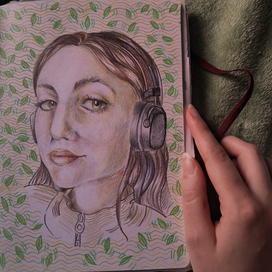 Портрет цветным карандашом 2