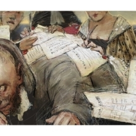 Ф. М. Достоевский "Подросток" заставка к 5 главе