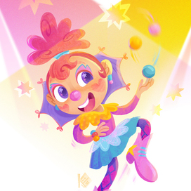 Иллюстрация клоунессы | DTIYS