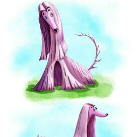 Розовая собака