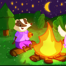 Кастер в летнем лагере